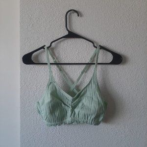 NWT Pointelle-Knit Bralette Top for Women